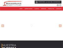 Tablet Screenshot of masgruas.cl